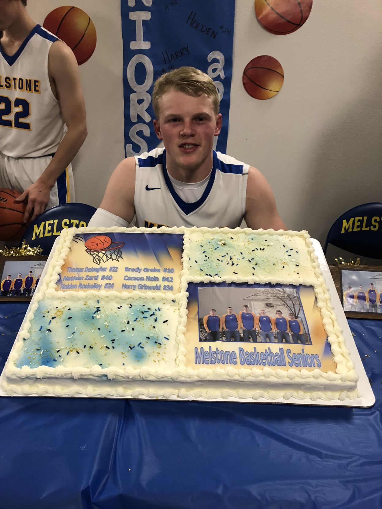 Brody Grebe senior night